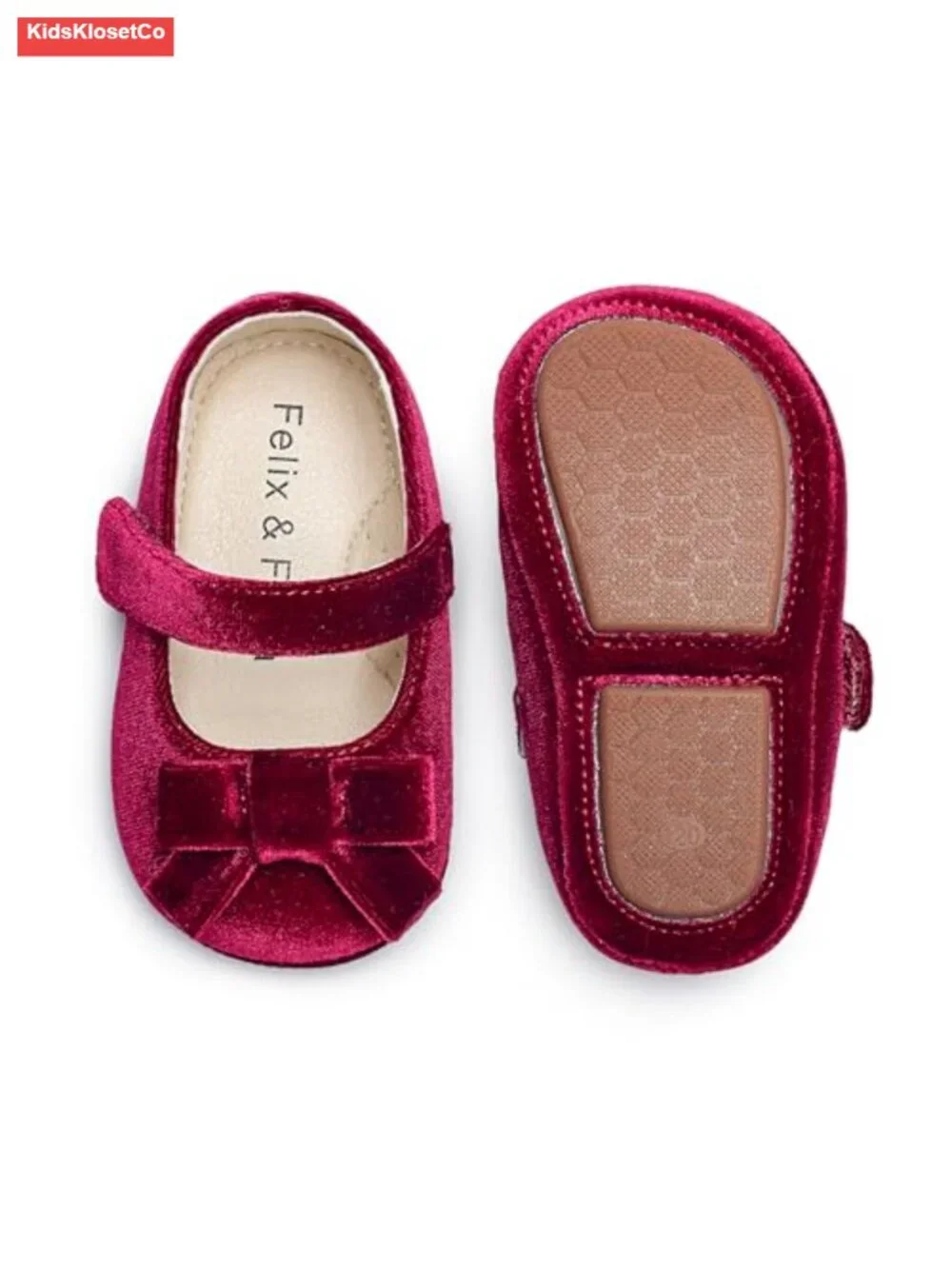 Soft Sole Baby Walking Shoes Anti-Slip Mocc Hook & Loop